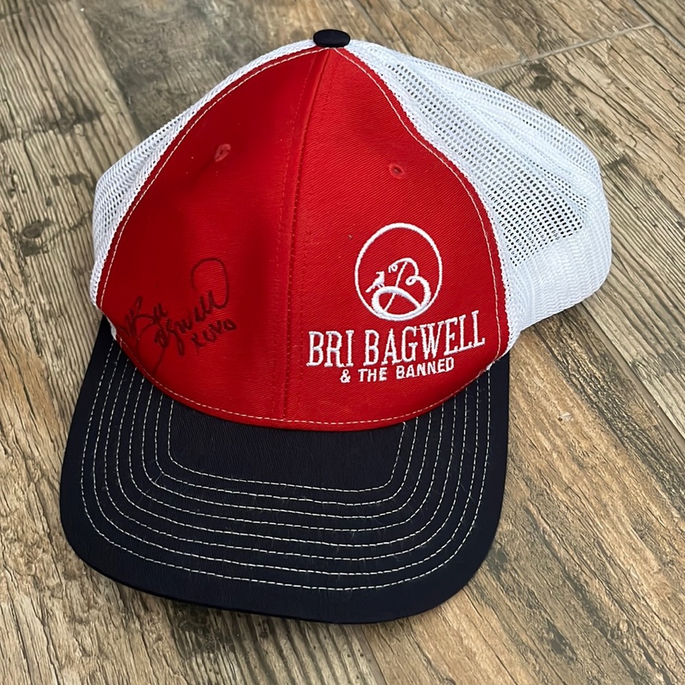Bri bagwell signed trucker hat